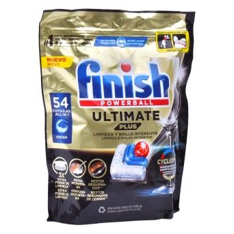 Finish Powerball Ultimate Plus 54 Cápsulas – Caixa de 6 embalagens